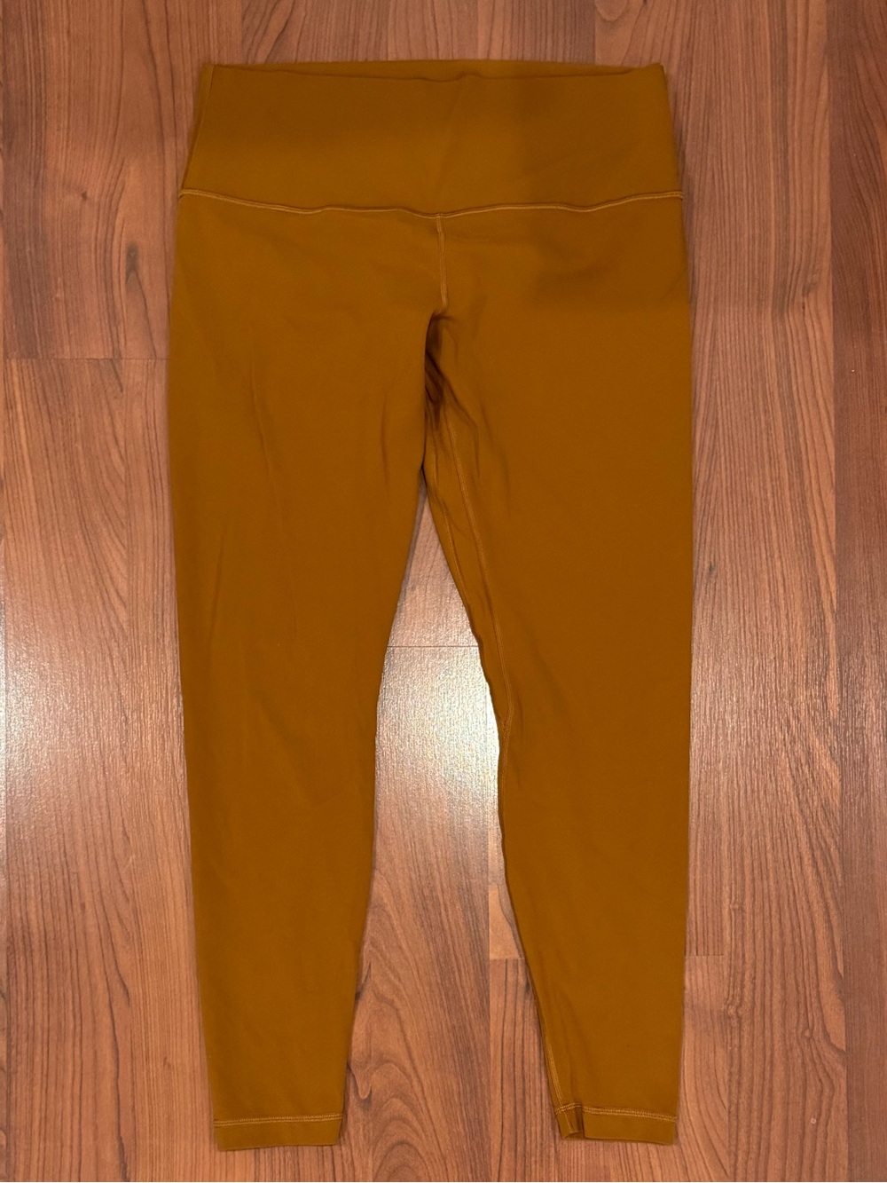 Lululemon High-Waist Align Leggings in Mustard Brown size 14